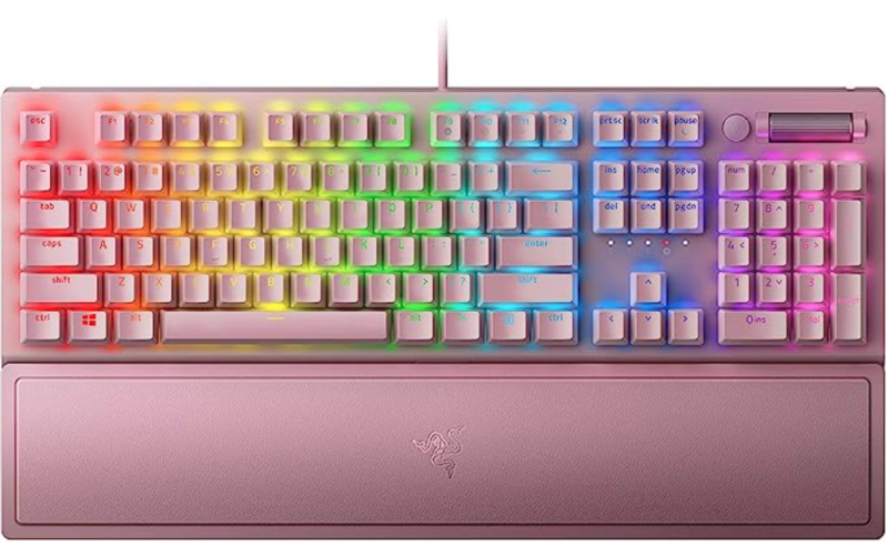 Pink Razer Keyboard