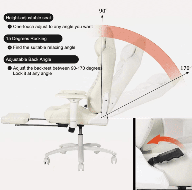 White Gaming Chair